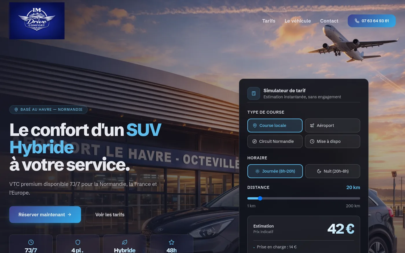 Aperçu du site IM Drive Comfort